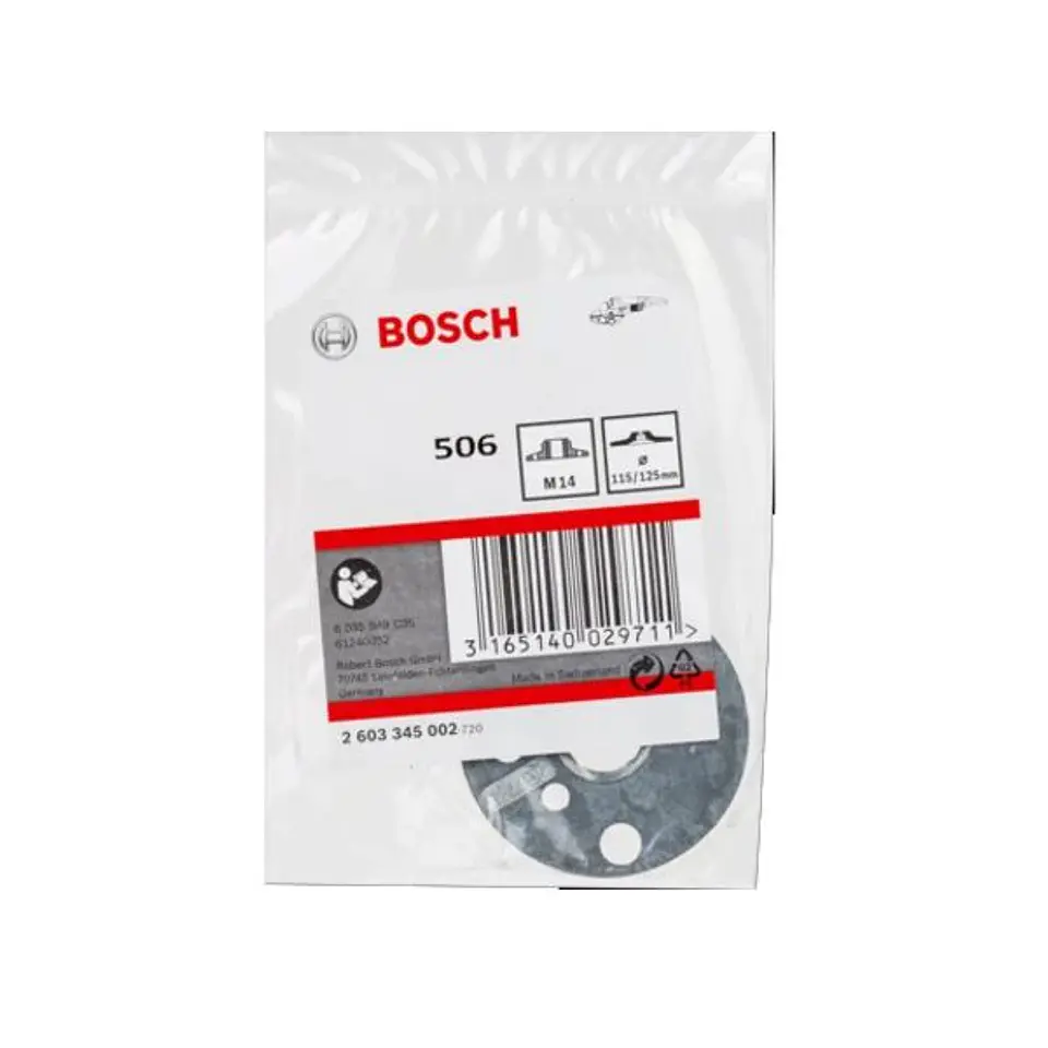 Porca redonda para fixar discos de fibra BOSCH 2
