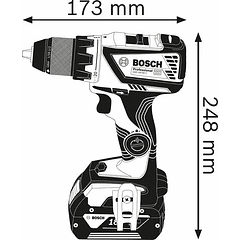 Aparafusadora Berbequim sem escovas 18V GSR 18V-60 C BOSCH