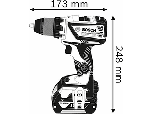 Aparafusadora Berbequim sem escovas 18V GSR 18V-60 C BOSCH