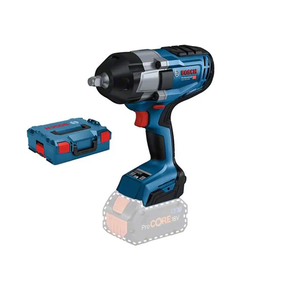 Aparafusadora de impacto BITURBO GDS 18V-1000 + L-BOXX BOSCH 1