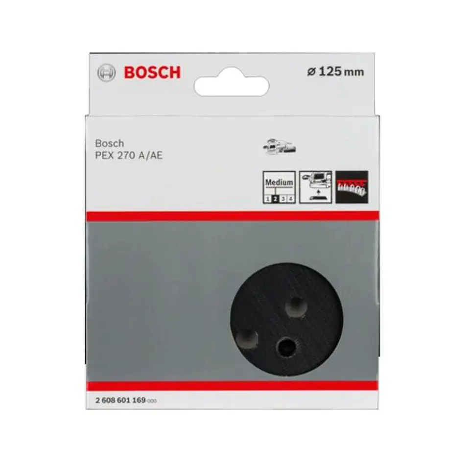 Suporte de lixa Velcro 125mm para Lixadora BOSCH 2