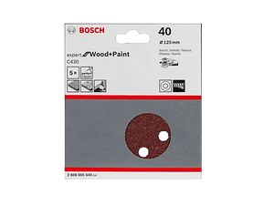 Folha de Lixa 125mm C430 Expert for Wood and Paint BOSCH