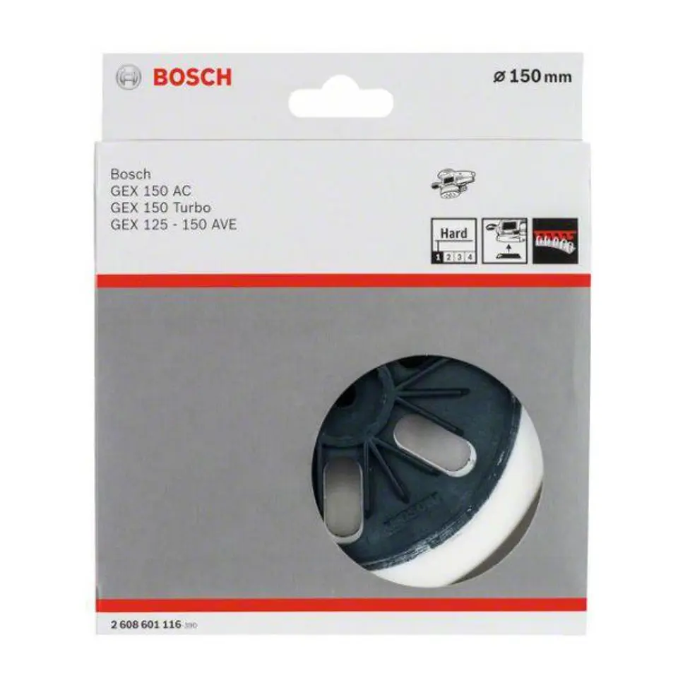 Prato para lixadoras 150mm BOSCH (6 furos) 2