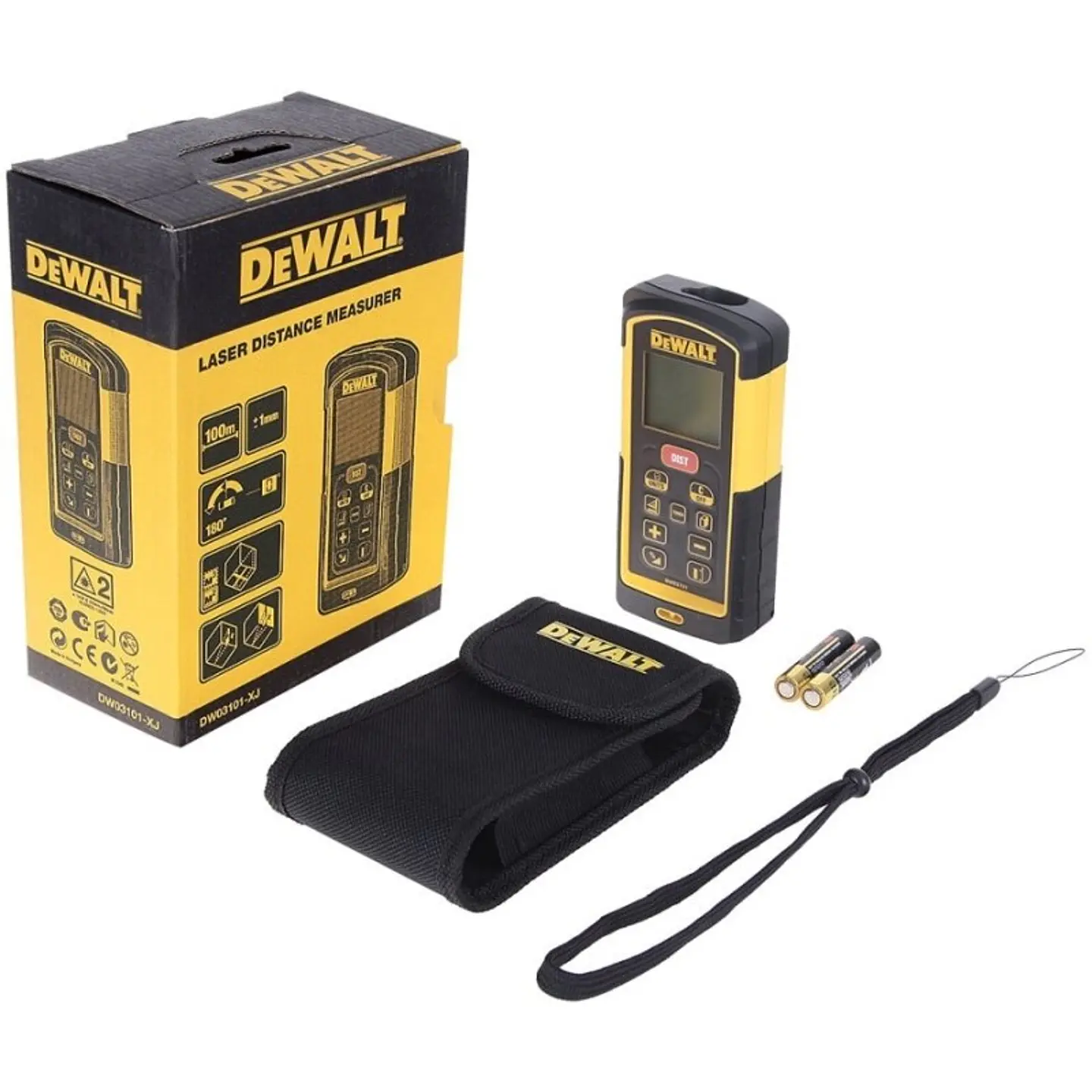 Medidor Distâncias Laser 100 MT DW03101-XJ DEWALT 2