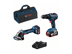 Conjunto de Rebarbadora e Aparafusadora/Berbequim 18V BOSCH