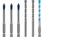 Conjunto de 5+1 Brocas de Cerâmica, Betão e Multimaterial BOSCH - Thumbnail 1
