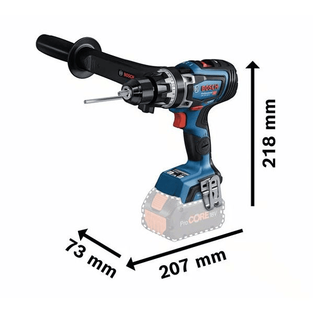 Aparafusadora/Berbequim BITURBO GSR 18V-150 C BOSCH 2