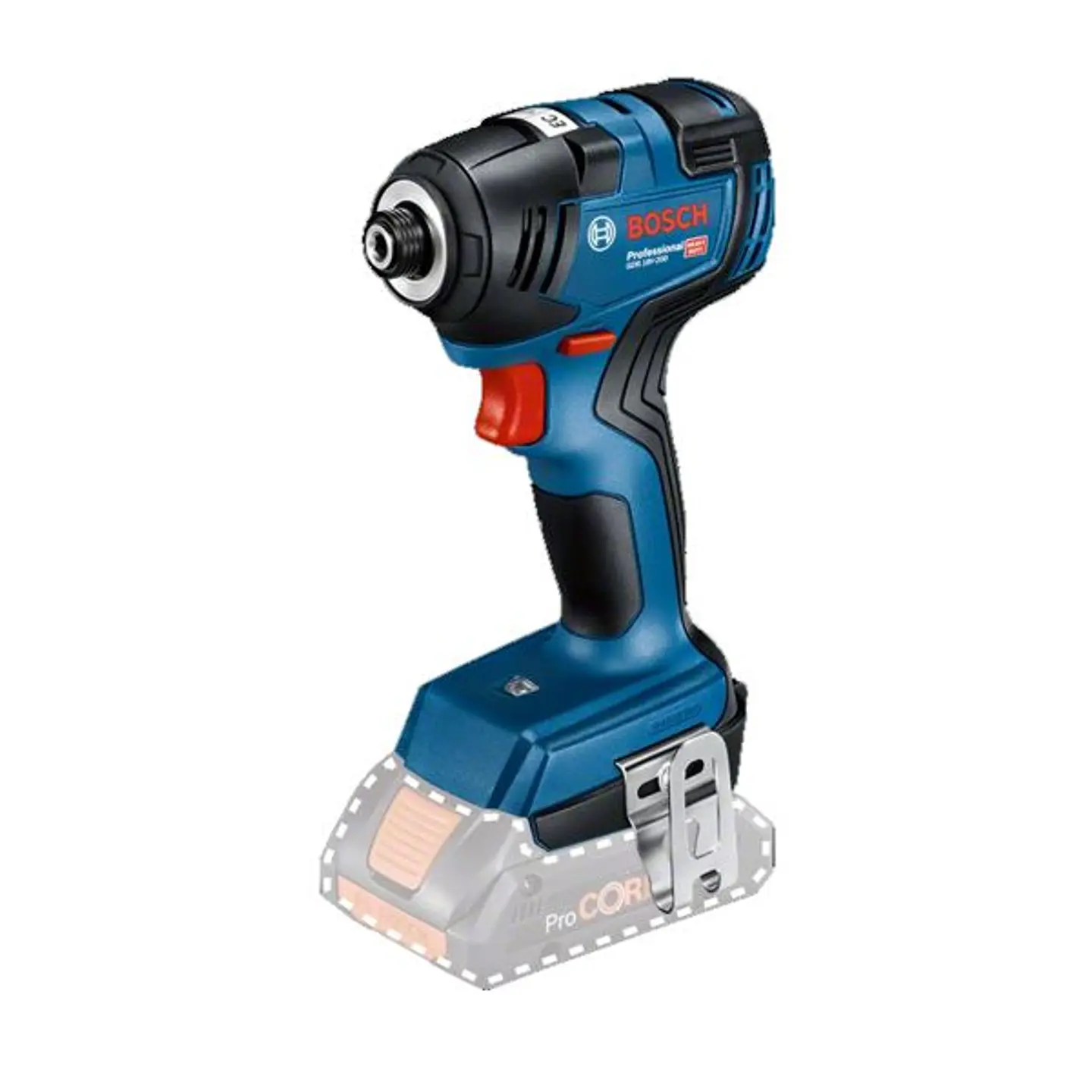 Aparafusadora de impacto GDR 18V-200 + 2 Baterias 18V 4.0Ah + Mala L-CASE BOSCH 2