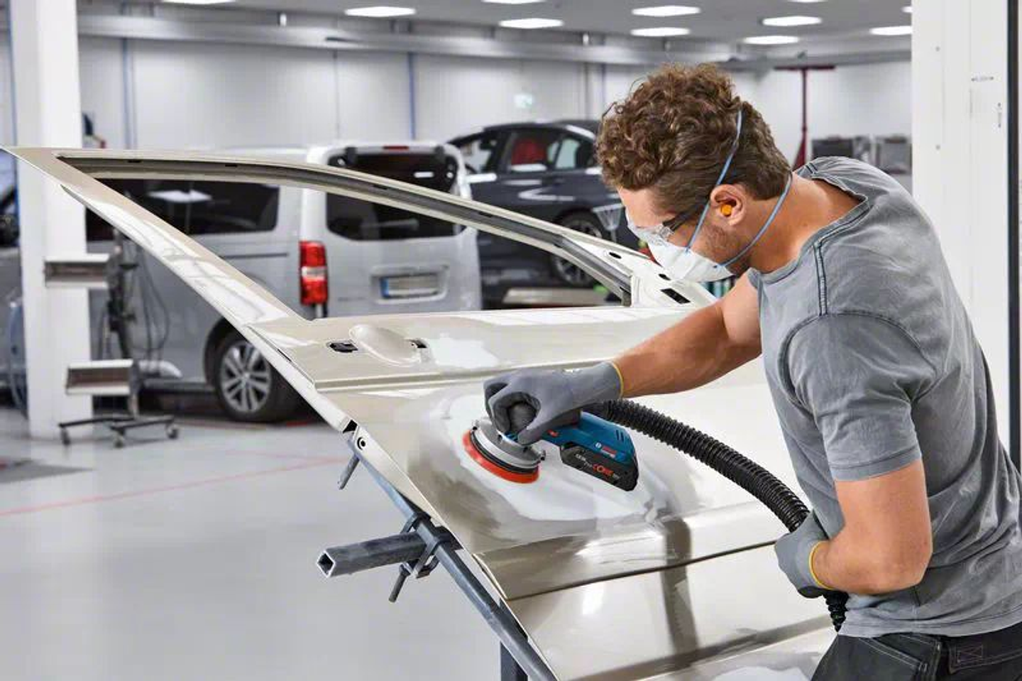 Lixadora excentrica GEX 18V-125 BOSCH 2