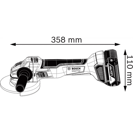 Rebarbadora sem fio GWS 18V-10 (125mm) BOSCH 3