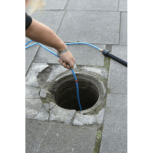 Mangueira para Limpeza de Tubos com Bocal (Sem Orificio Central) KRANZLE 2