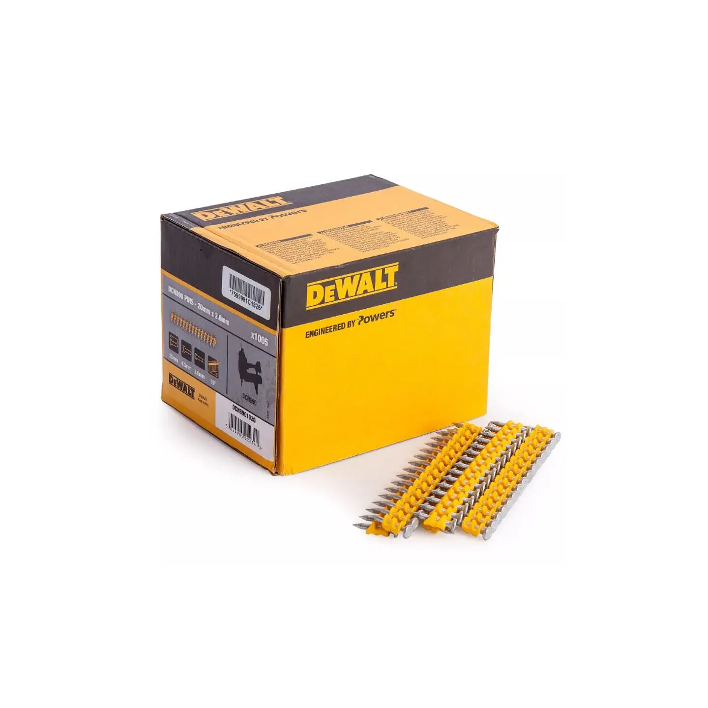 Prego Standard para Pregadora DCN8901020 (2,6x20MM) DEWALT 2