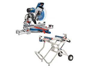 Serra de cortes transversais e de meia esquadria GCM 12 GDL + Mesa serra GTA 2500W BOSCH