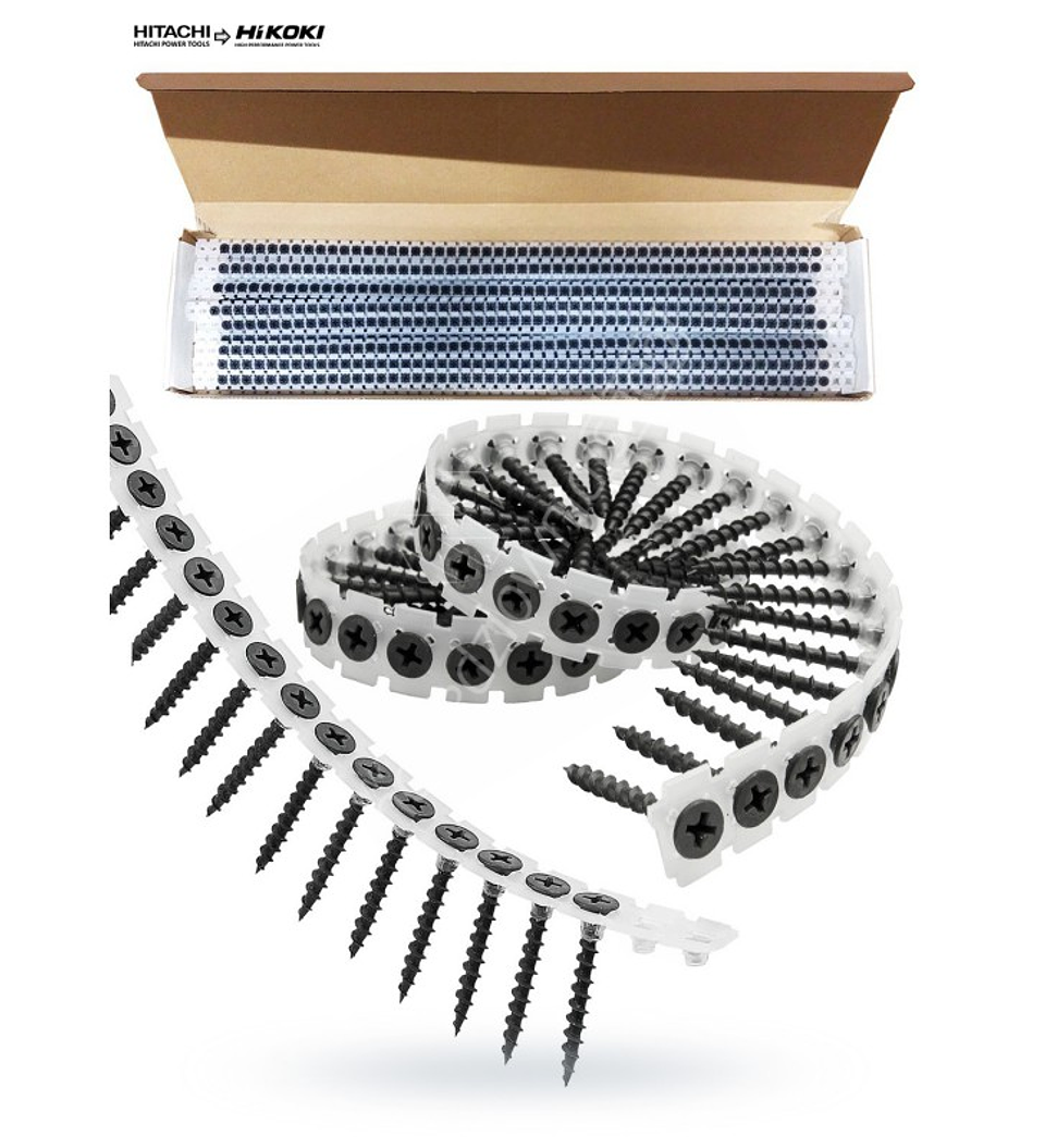 Parafusos em Fita para Gesso Cartonado 3,6mmX25mm 1000 Uni HIKOKI (Ex.-HITACHI) 2