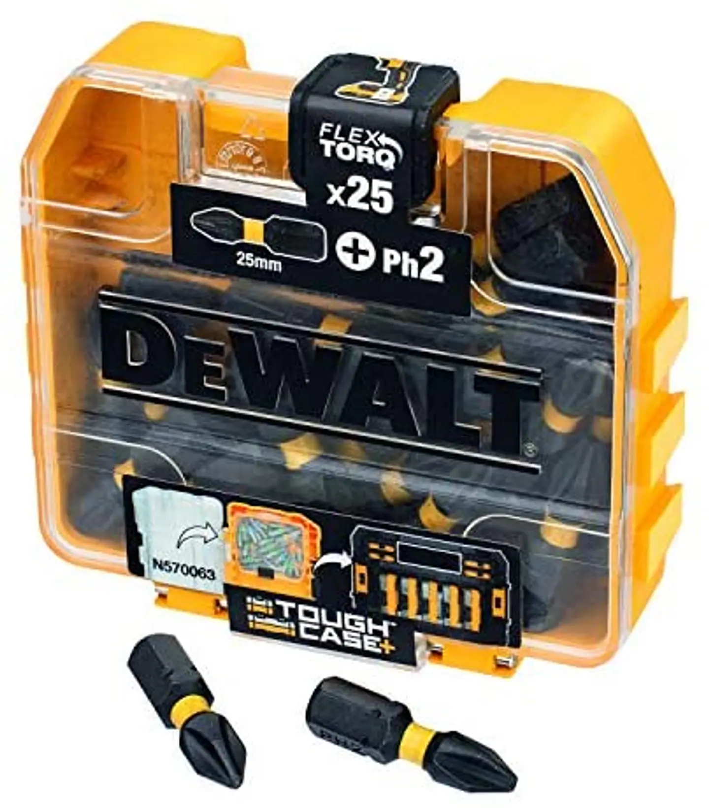 Jogo de 25 Bits PH2 x 25 mm  DT70555T FLEXTORQ DEWALT 1