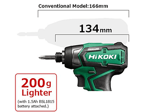 Aparafusadora de impacto 140Nm WH18DD HIKOKI (Ex HITACHI)