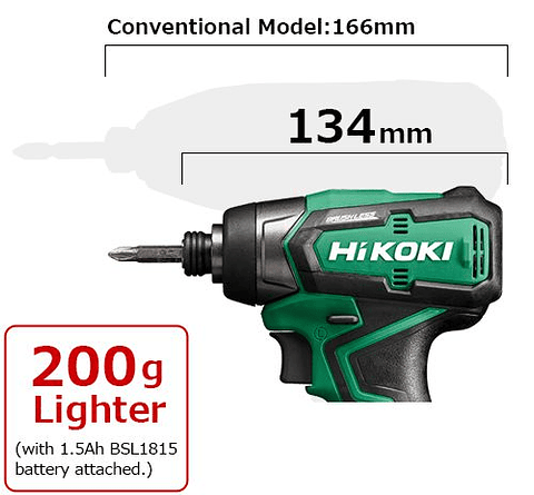 Aparafusadora de impacto 140Nm WH18DD HIKOKI (Ex HITACHI)