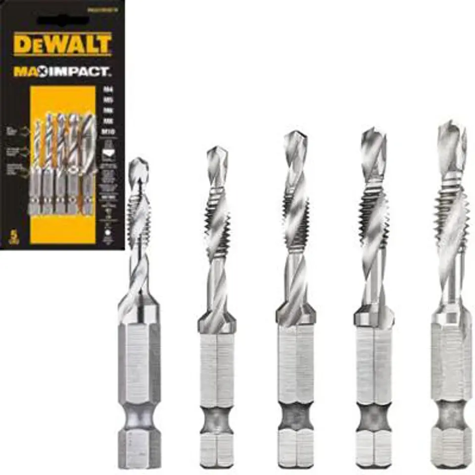 Conjunto Brocas Roscadoras de M4 a M10 DT50060 EXTREME DEWALT 3