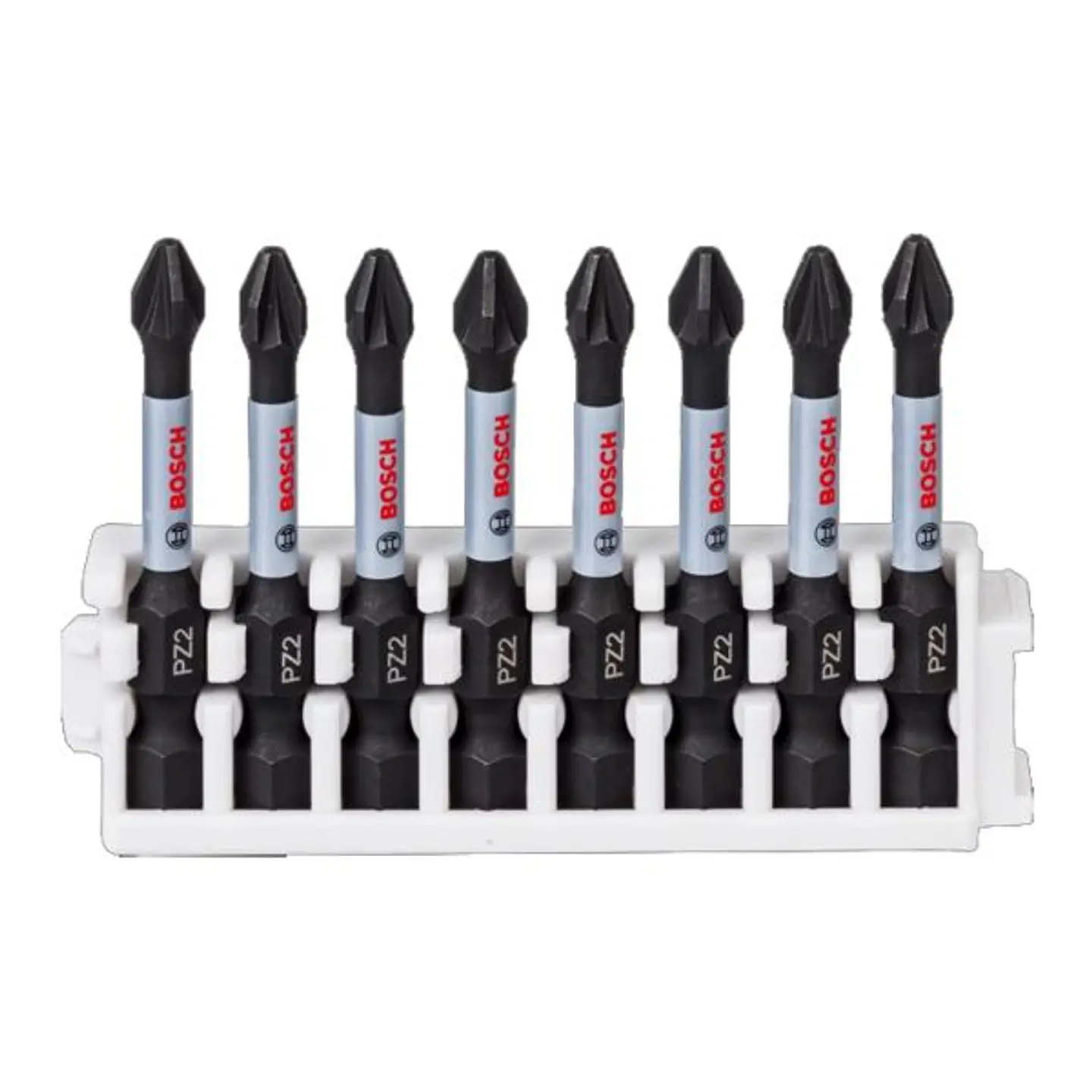 Conjunto 8 pontas de aparafusar impacto PZ2x50mm BOSCH 1