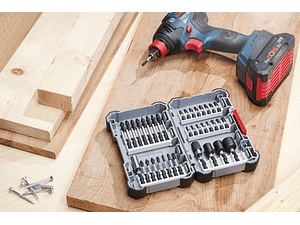 Conjunto 8 pontas de aparafusar impacto PZ2x50mm BOSCH