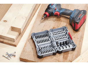 Conjunto 8 pontas de aparafusar impacto PZ2x50mm BOSCH