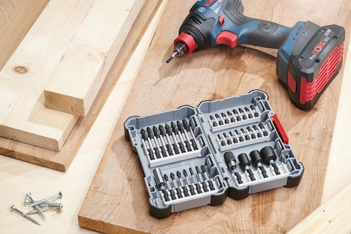 Conjunto 8 pontas de aparafusar impacto PZ2x50mm BOSCH 2