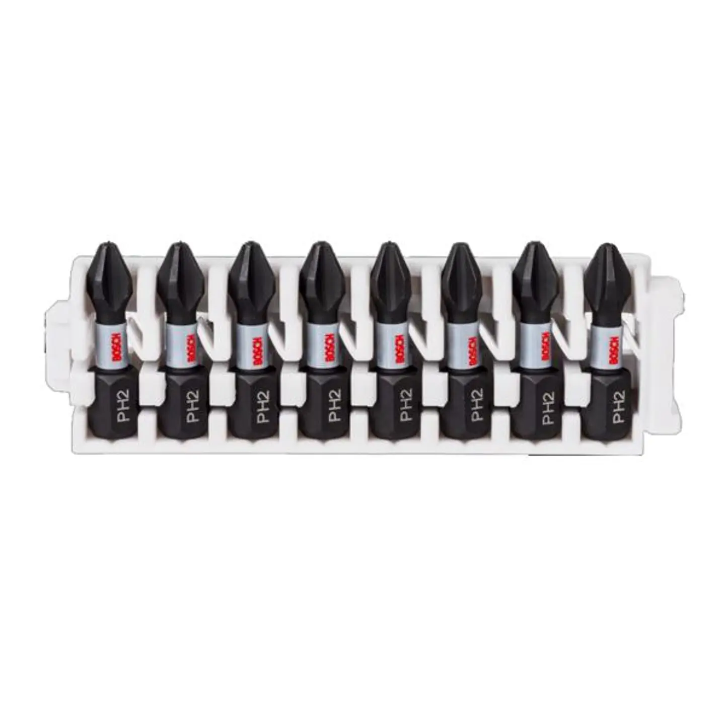 Conjunto 8 pontas de aparafusar impacto PH2x25mm BOSCH 1