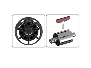 Chave de impacto Pneumática Veio Longo 1