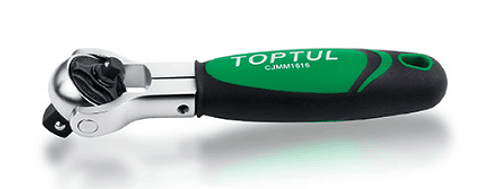 Roquete Giratório Duplo de 1/2" e 1/4" TOPTUL