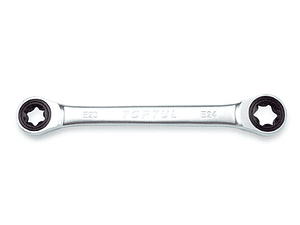 Chave Torx Dupla com Roquete TOPTUL