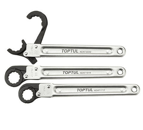 Chave Aberta Luneta Efeito Roquete TOPTUL