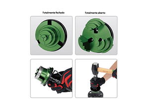 Chave de Pancada Ajustável para Rolamentos Cónicos e Vedantes TOPTUL