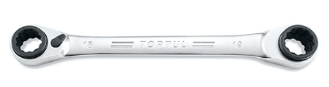 Chave Luneta 4 em 1 com Roquete Reversível TOPTUL