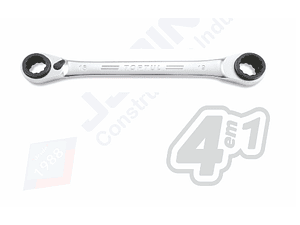 Chave Luneta 4 em 1 com Roquete Reversível TOPTUL