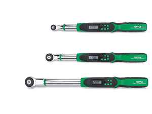 Chave Dinamométrica Intermutáveis Digital, Torque + Angular Duplo Sentido TOPTUL