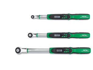 Chave Dinamométrica Intermutáveis Digital, Torque + Angular Duplo Sentido TOPTUL