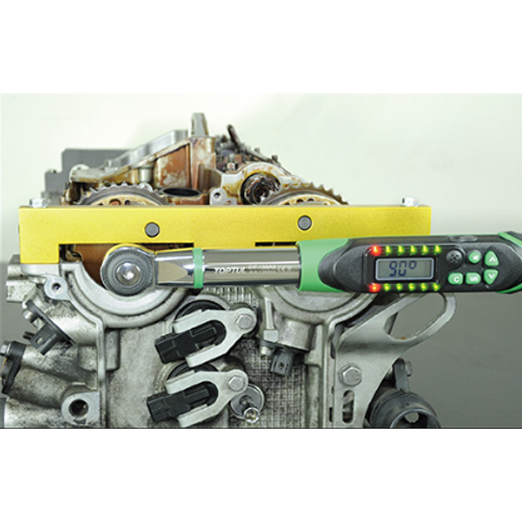 Chave Dinamométrica Intermutáveis Digital, Torque + Angular Duplo Sentido TOPTUL 3
