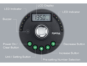 Adaptador Digital Torque / Angular TOPTUL