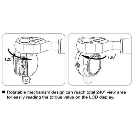 Adaptador digital Torque TOPTUL 3
