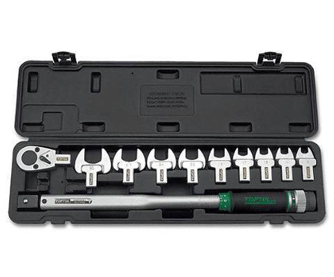 Jogo de Chaves Dinamométricas Intermutável 1/2" 11 Peças GAAI1101 TOPTUL