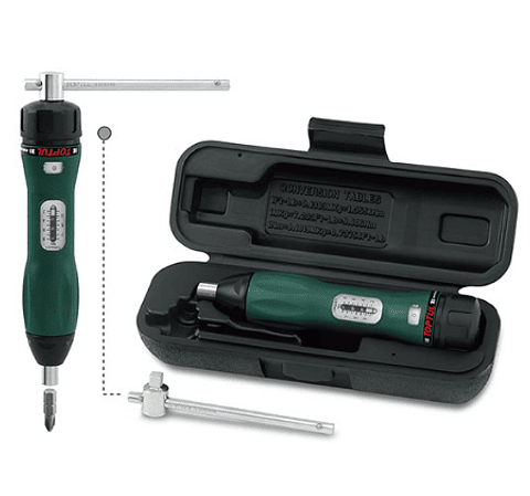 Punho Dinamométrico 1,5-8 Nm 1/4" + Cabo T Corrediço 1/4" TOPTUL