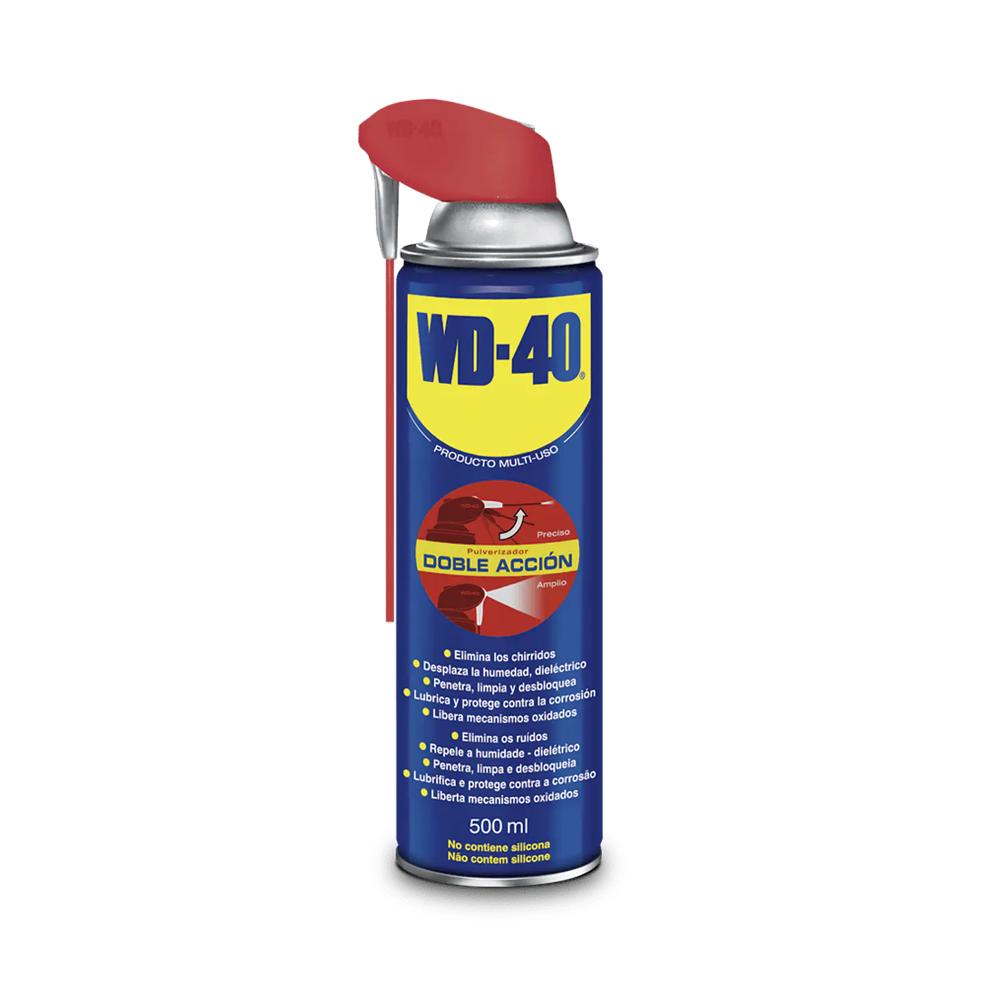 Spray Multiusos Dupla Ação 340343 de 500 ml WD-40 1