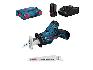 Serra sabre sem fio GSA 12V-14 + 2 Baterias 12V 3.0Ah BOSCH
