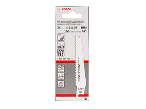 Lamina de Serra Sabre S 511 DF Flexible for Wood and Metal BOSCH (2 un.)