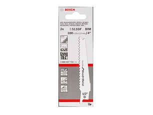 Lamina de Serra Sabre S 511 DF Flexible for Wood and Metal BOSCH (2 un.)