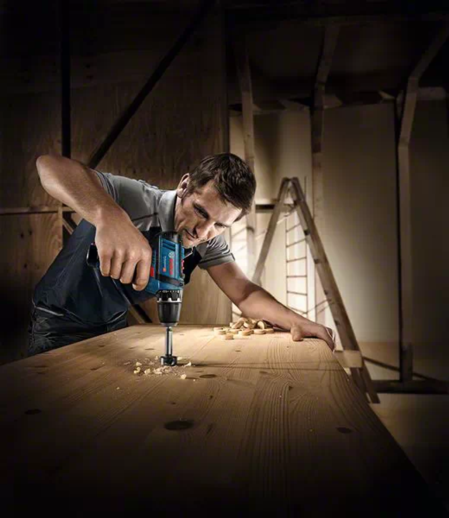 Aparafusadora/Berbequim com Percussão GSB 12V-15 BOSCH + 39 Acessórios 5