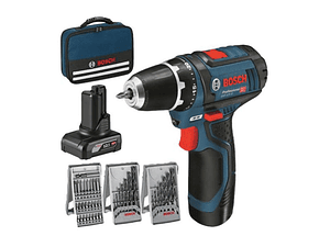 Aparafusadora a bateria 12 Volts GSR 12V-15 BOSCH + 39 Acessórios