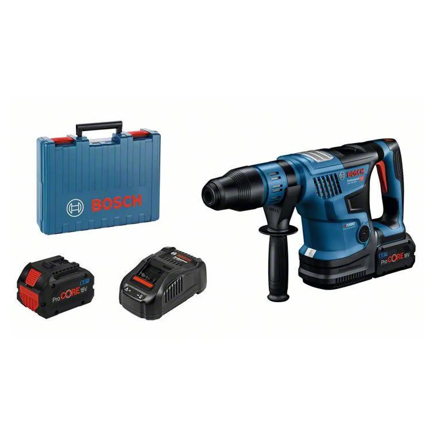 Martelo perfurador sem fio BITURBO com SDS max GBH 18V-36 C + 2x ProCORE18V 8.0Ah BOSCH 1