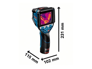 Câmara Térmica GTC 600 C com Bateria 12V 2.0Ah BOSCH 