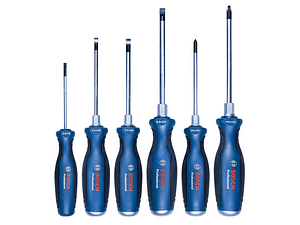 Conjunto de 6 Chaves de Fenda e Cruz BOSCH